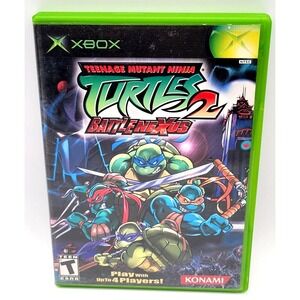TEENAGE MUTANT NINJA TURTLES BATTLE NEXUS 2 GAME CASE ONLY XBOX